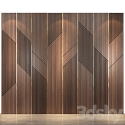 wall panels set 92 3D Models 