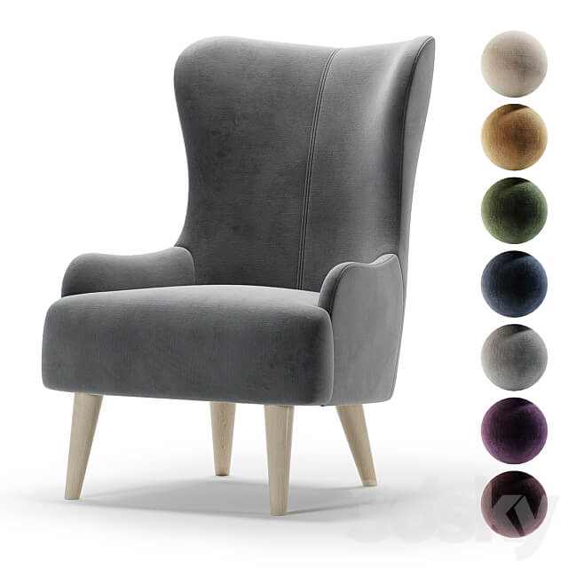 Armchair Douglas 3D Models
