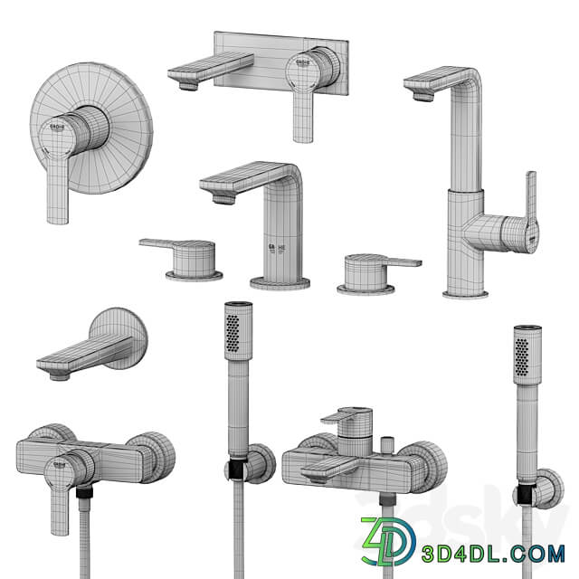 GROHE Linear Set 2 3D Models