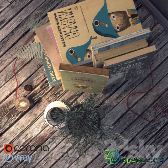 Decor with books