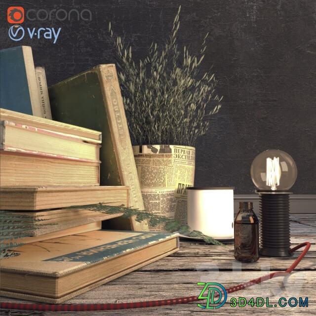 Decor with books