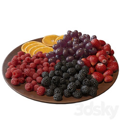 fruit plate 3D Models 