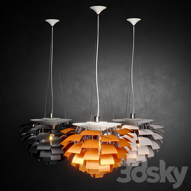 PH Artichoke Pendant Pendant light 3D Models