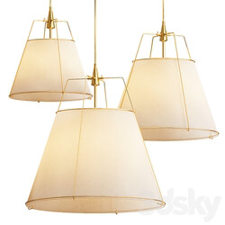 Conical Drum Pendants Pendant light 3D Models 
