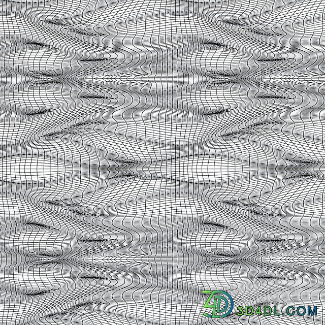 Designer 3D gypsum panel Artpole Silk 3D Models