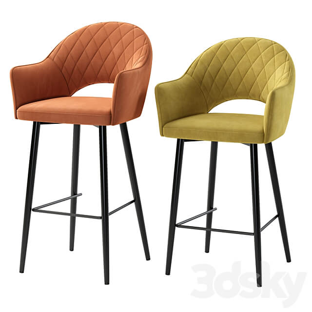 Deephouse. Bar stool Maghreb Bellagio 3D Models