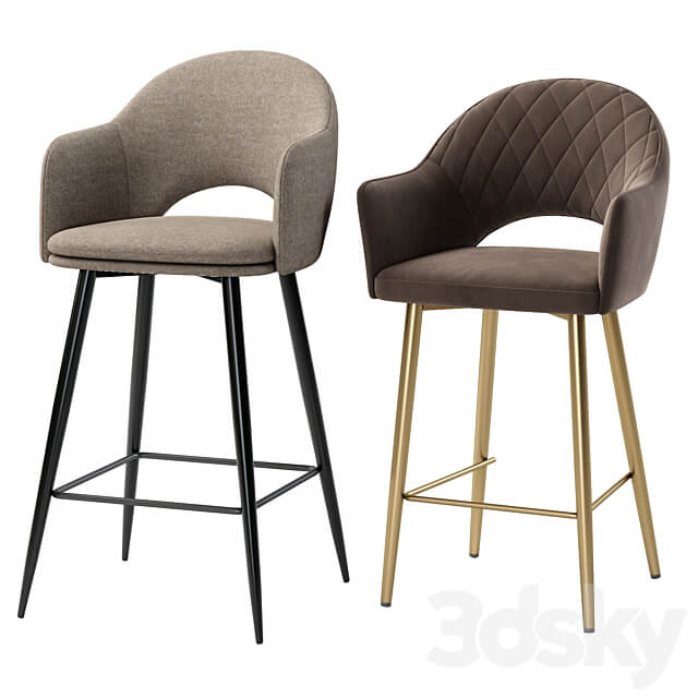 Deephouse. Bar stool Maghreb Bellagio 3D Models