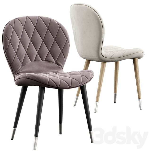 Hiro chair Konyshev HER 042 G Table Table Chair 3D Models