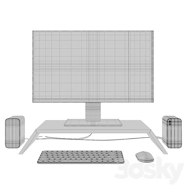Xiaomi computer set PC other electronics 3D Models