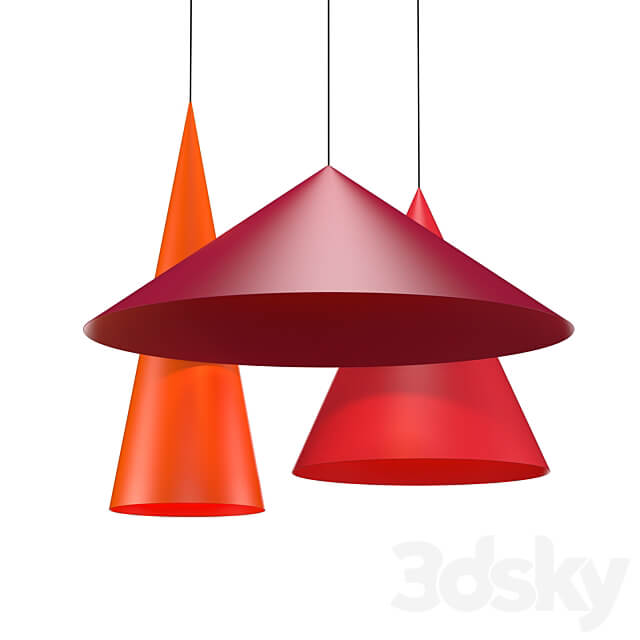 w151 Extra large pendant Pendant light 3D Models