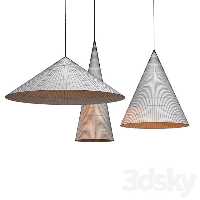 w151 Extra large pendant Pendant light 3D Models