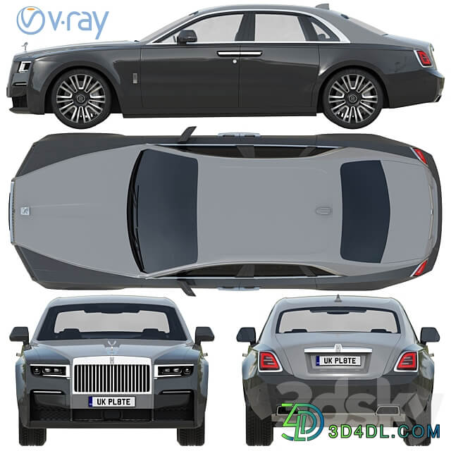 Rolls Royce Ghost 3D Models