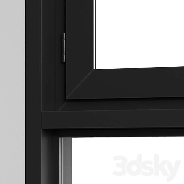 Stained glass windows panoramic windows 05 3D Models