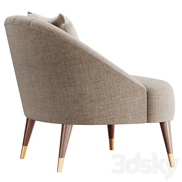 Armchair Margot Accent 3D Models