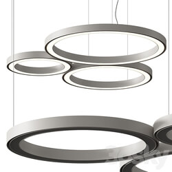 Artemide Ripple Cluster Pendant Lamps Pendant light 3D Models 