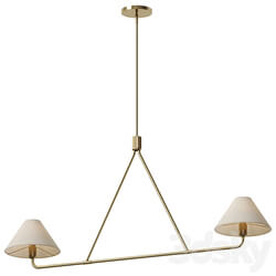 Beatrix Pendant West Elm Pendant light 3D Models 