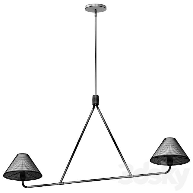 Beatrix Pendant West Elm Pendant light 3D Models