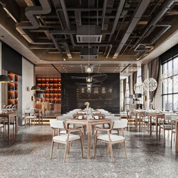 3D Model Interior Coffee 99 Scenes File 3dsmax By Kha Vi 