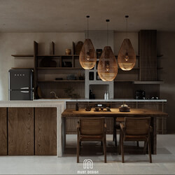  3D Homestay Wabi- Sabi Interior by Hoang Duong 