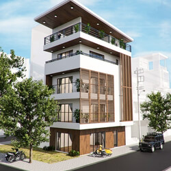 3D Exteriors House Model 3dsmax By VuLong 