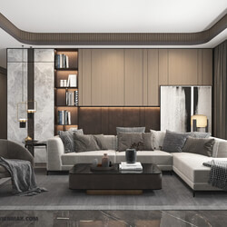 3D Interior Scene File 3dsmax Model Livingroom 320 By Huy Hieu Lee 