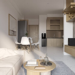  Apartment Interior Model By Thanh Nguyen 