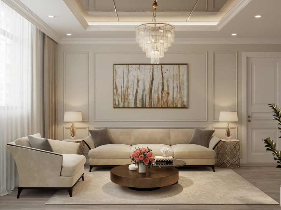  Living Room- Kitchen Interior by Bao Yen
