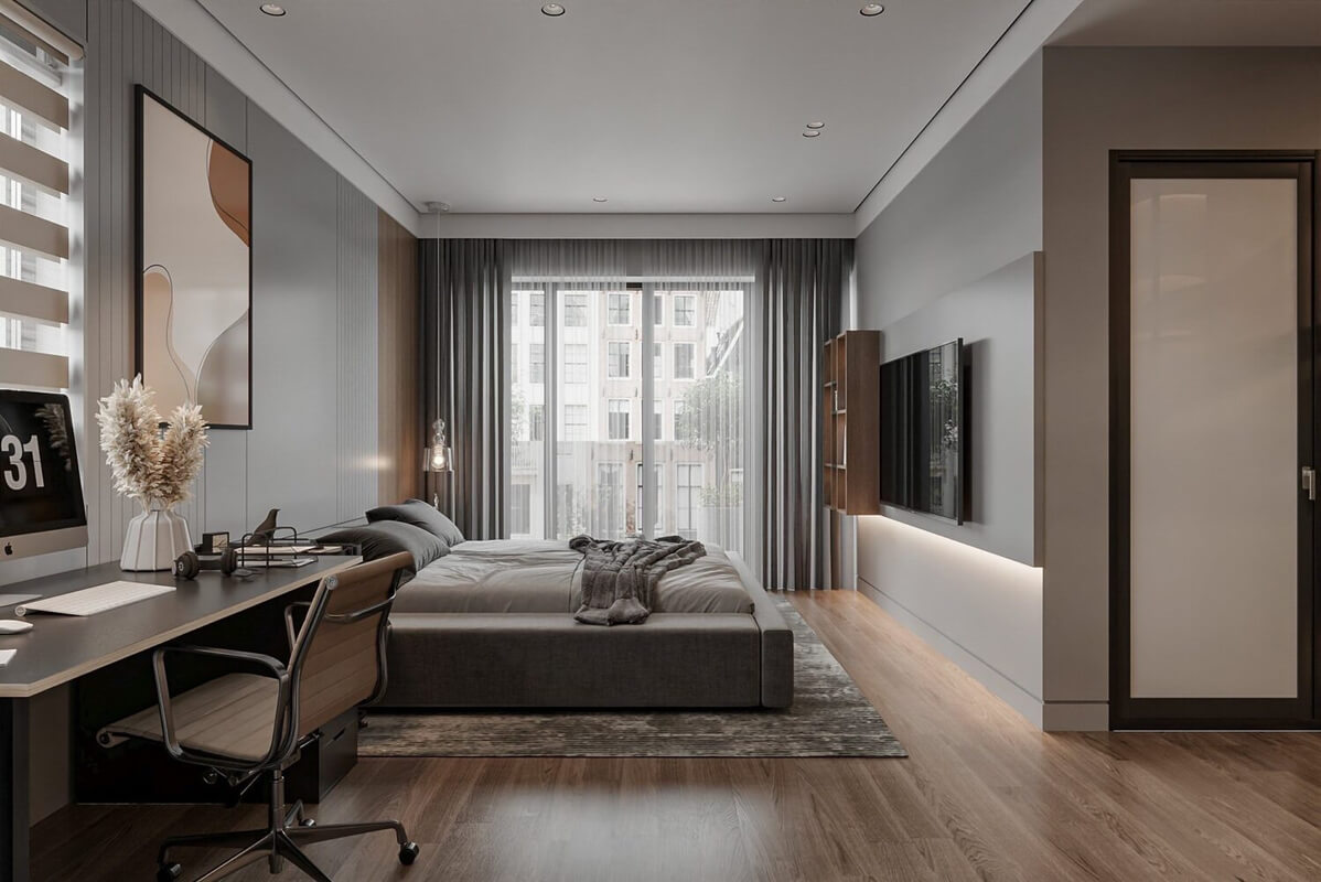  Bedroom Interior Model by Hoang Dung