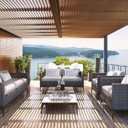 3D Exterior Balcony 11 Scene File 3dsmax By Nguyen Duy Toan 