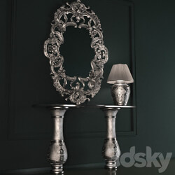 Table mirror classic 3D Models 