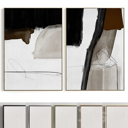 Plaster Two Photo Frame E 104 3D Models 