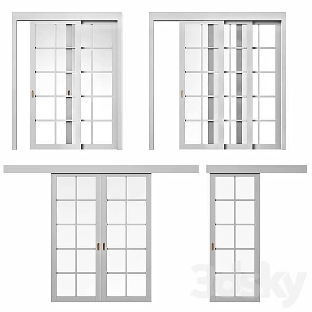 Volhovec NEO sliding doors 3D Models