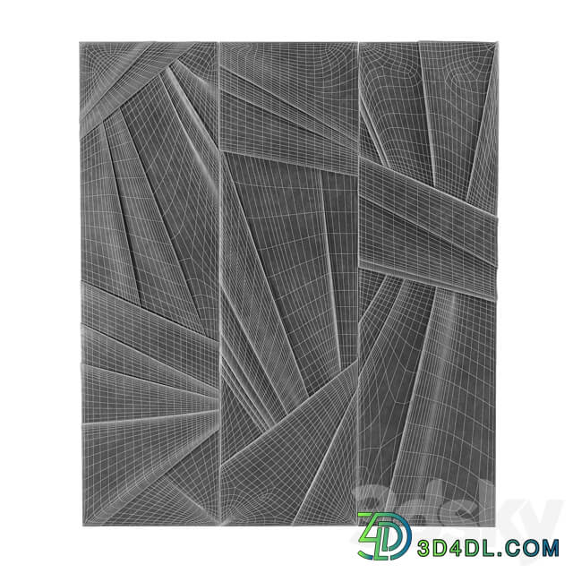 Soft wall panels MP15 3D Models