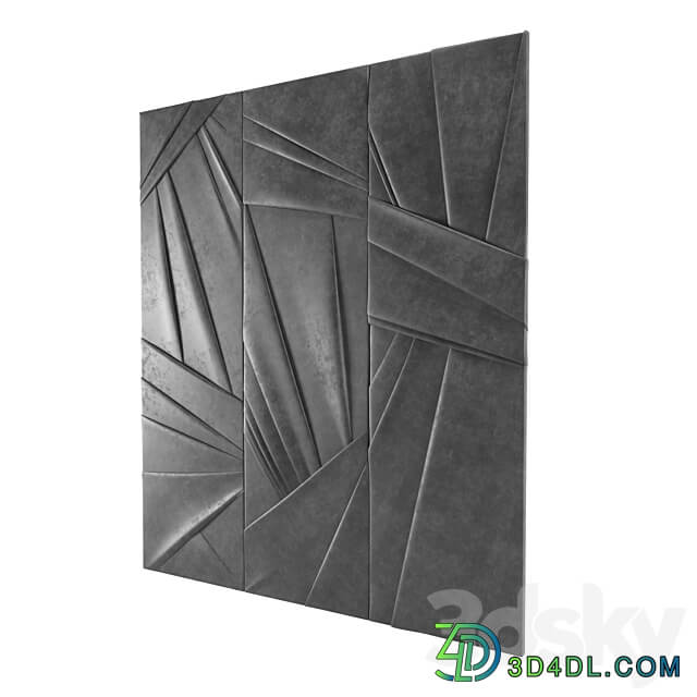 Soft wall panels MP15 3D Models