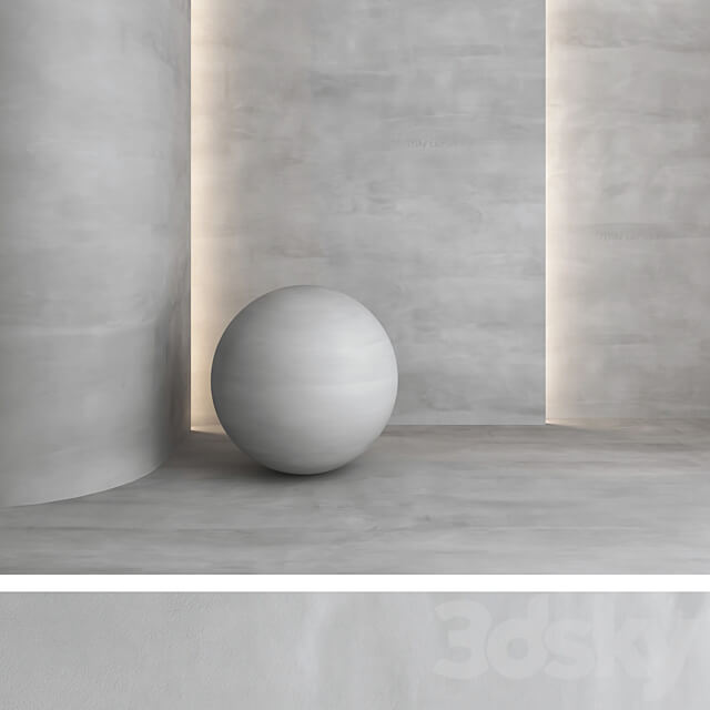 Decorative plaster 27 Stone 3D Models