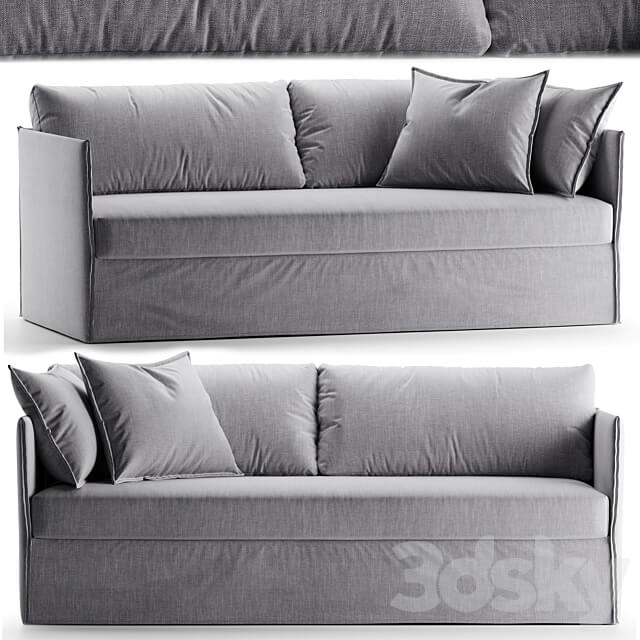 Meridiani Fox sofa 3D Models