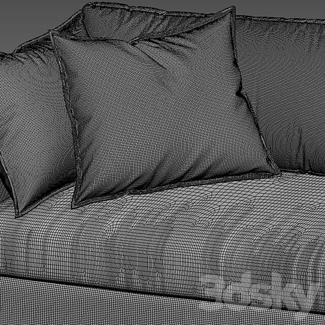 Meridiani Fox sofa 3D Models