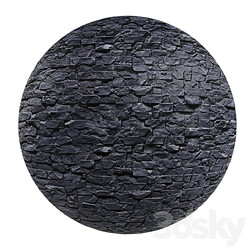 Stone Wall Anthracite 3D Models 
