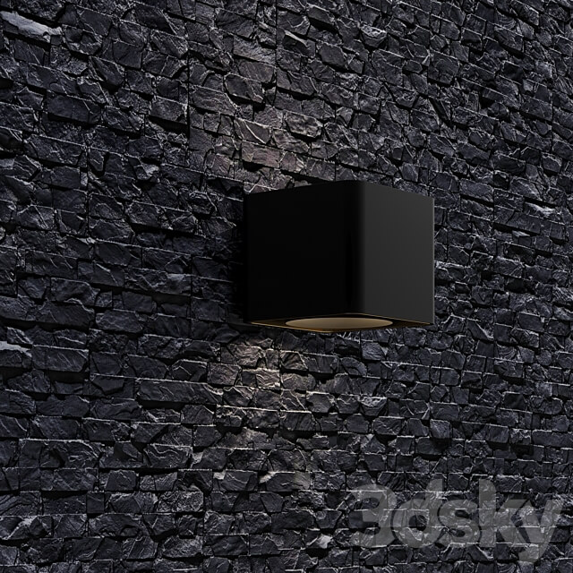 Stone Wall Anthracite 3D Models