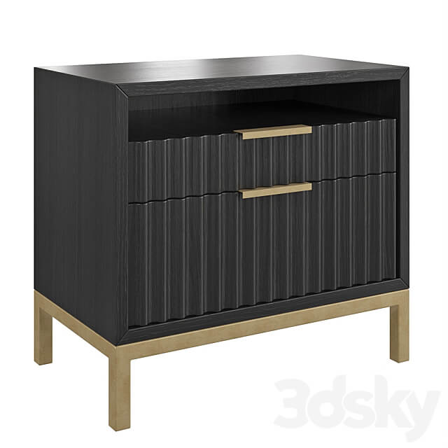 Nightstand Eliza Sideboard Chest of drawer 3D Models