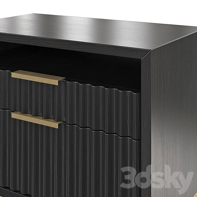 Nightstand Eliza Sideboard Chest of drawer 3D Models