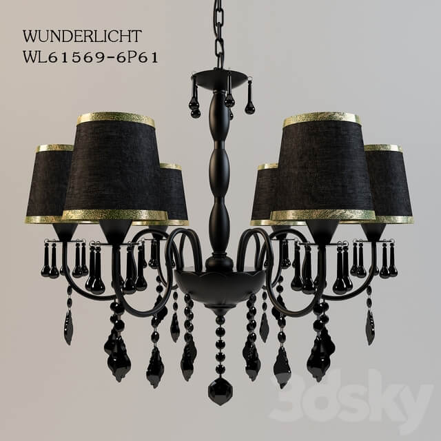 Chandeliers Pendant WUNDERLICHT WL61569 6P61 Pendant light 3D Models