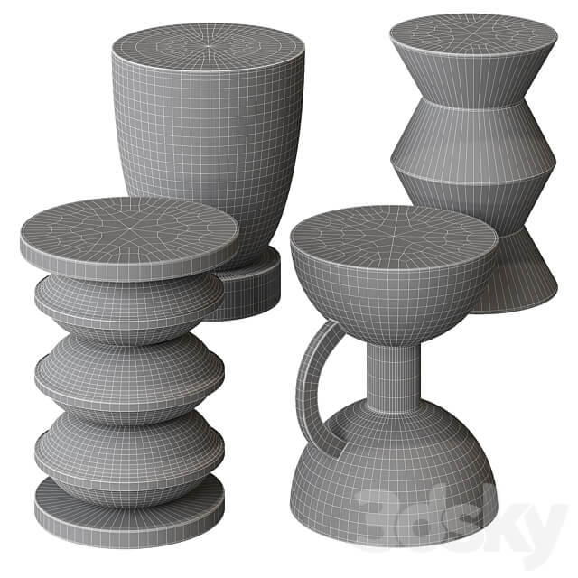 AM PM Table 3 3D Models
