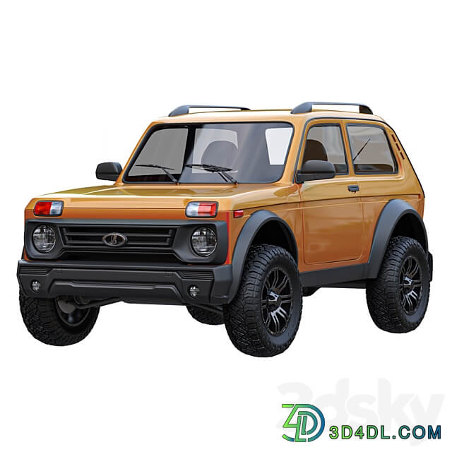 Lada Niva Bronto 4x4 3D Models