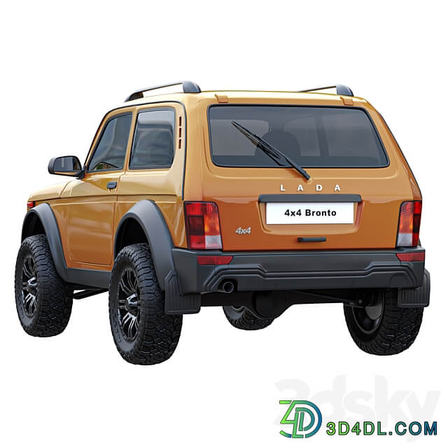 Lada Niva Bronto 4x4 3D Models
