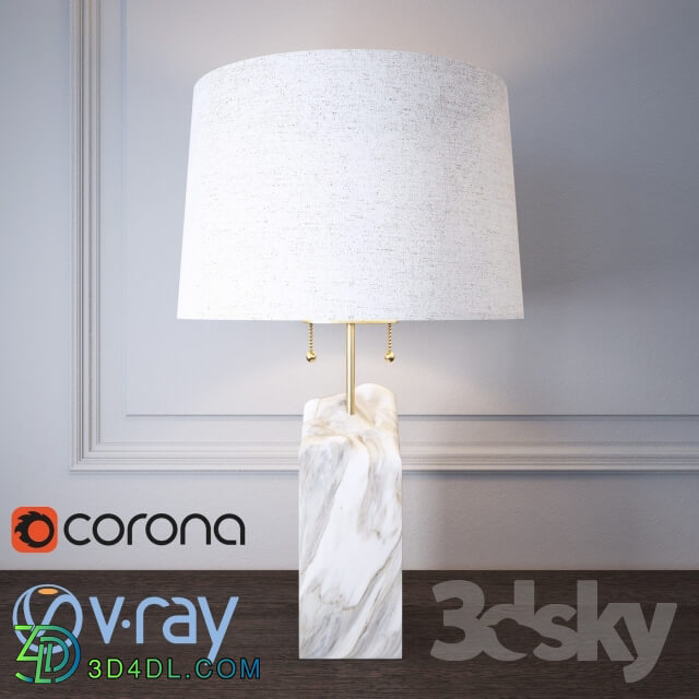 Regina Andrew Design Raw Alabaster Lamp