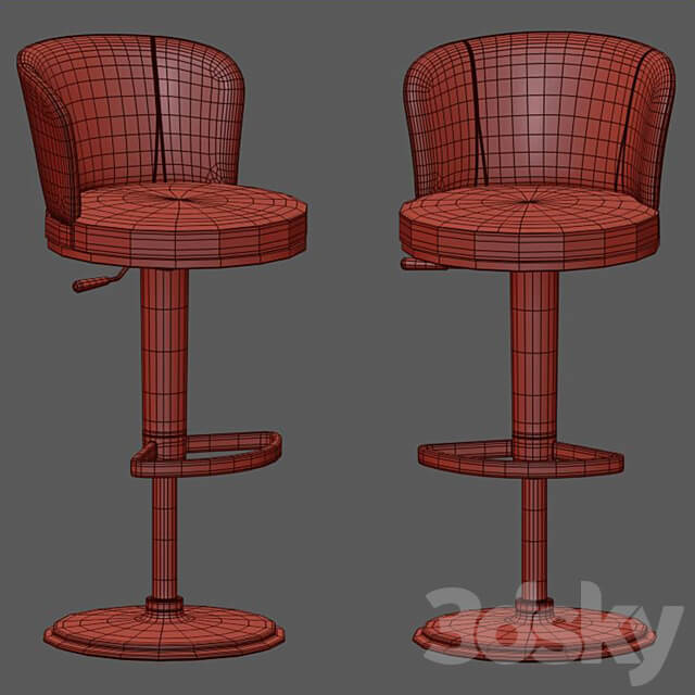 Giorgetti bar stool 3D Models