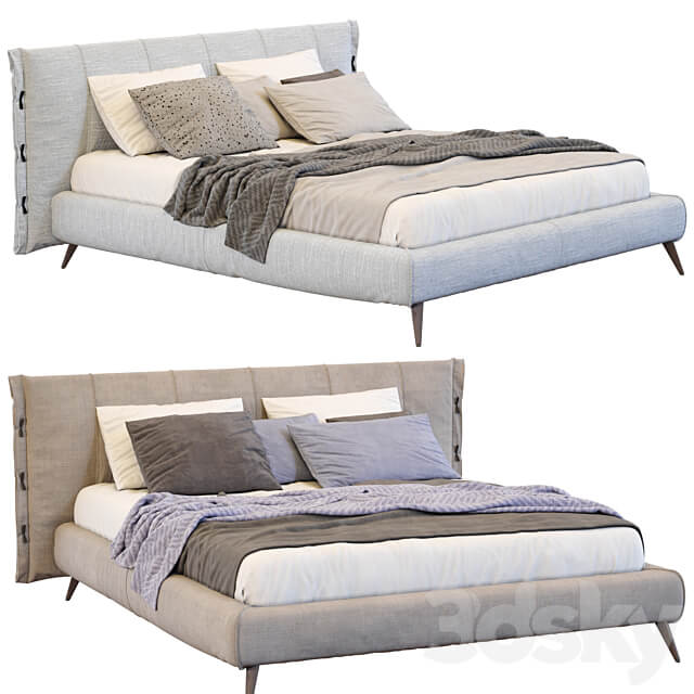 Cuff Bed By Bonaldo Bed 3D Models