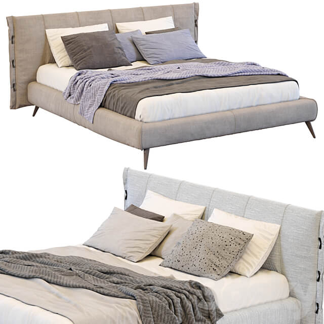 Cuff Bed By Bonaldo Bed 3D Models