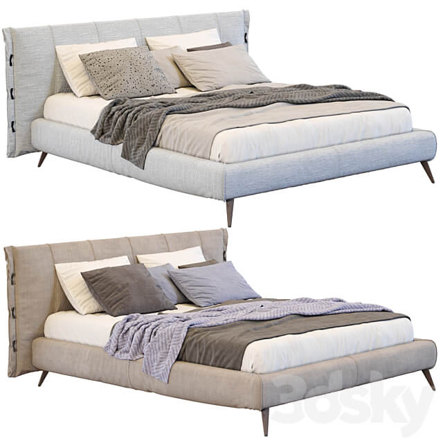 Cuff Bed By Bonaldo Bed 3D Models